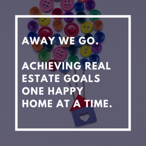 Away we go achieving real estate goals